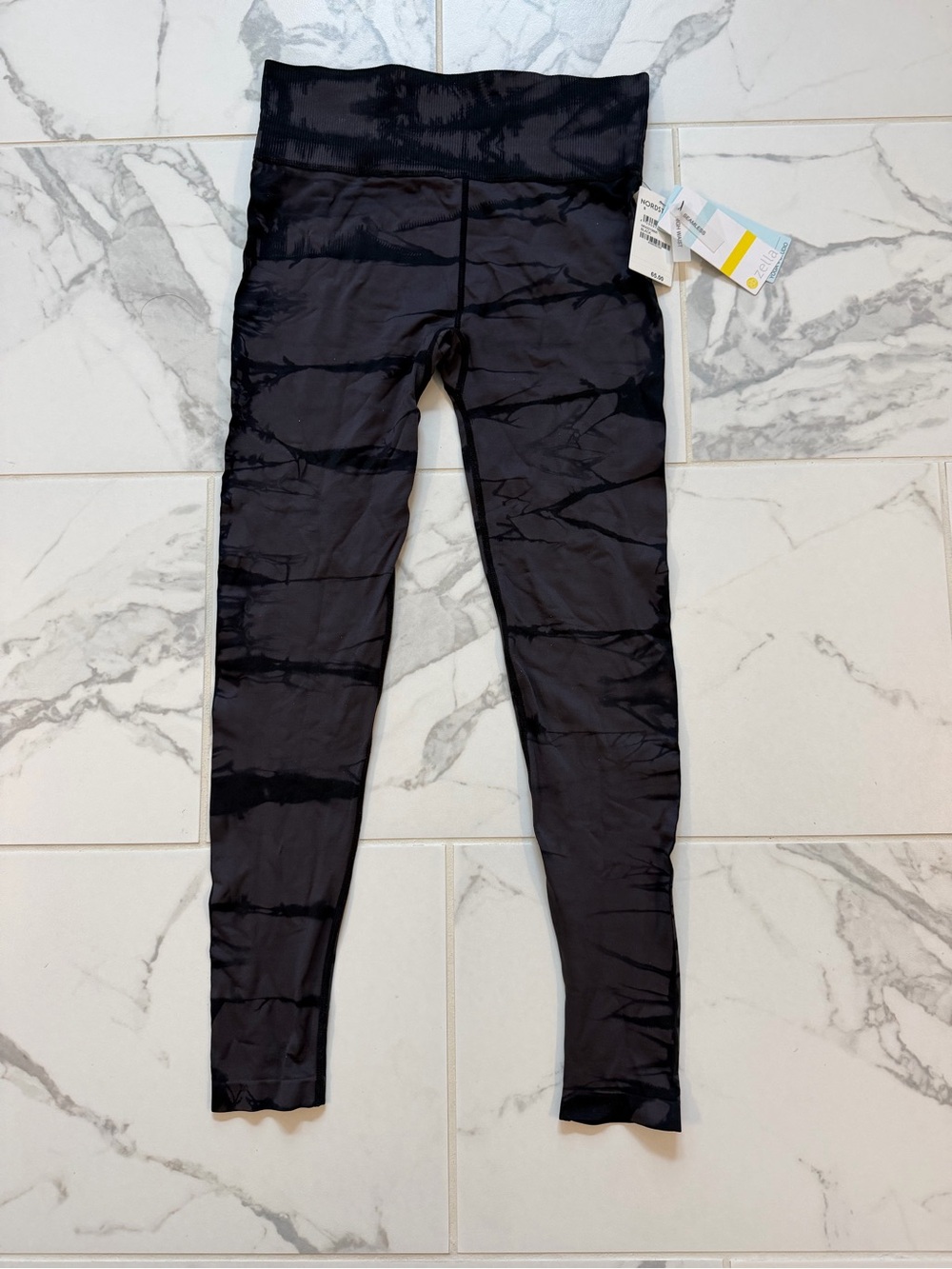 Zella Black Tie-Dye Leggings
